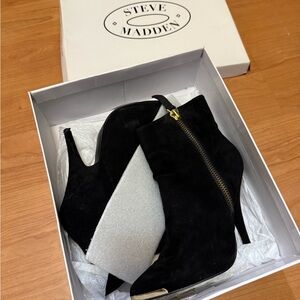 Steve Madden Black Women's Ankle Boots